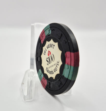Sahara Hotel Casino Las VegasNevada"Del Webb's"1961 $100 Casino Chip N2095