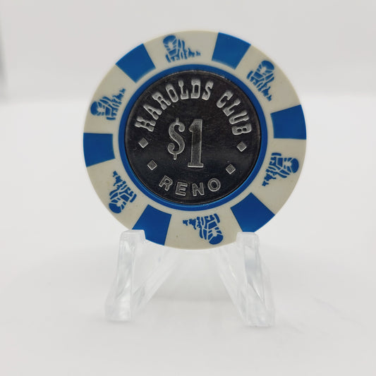 Harolds Club Reno Nevada 1989 $1 Casino Chip N5121