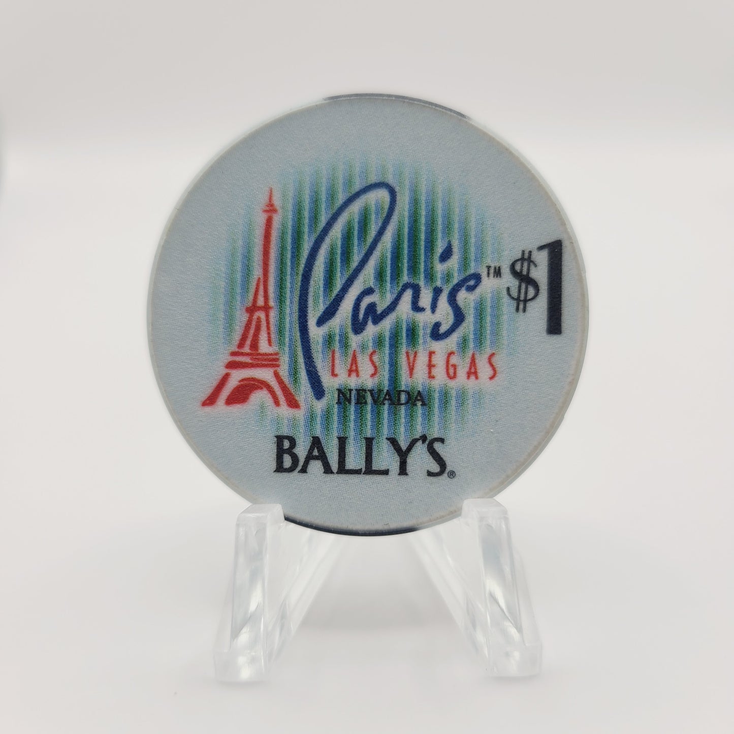 Bally’s Paris Resort Casino Las Vegas Nevada 2002 $1 Casino Chip V7774