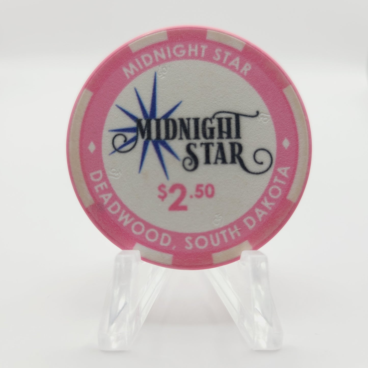 Midnight Star Casino Deadwood South Dakota 2020 $2.50 Casino Chip