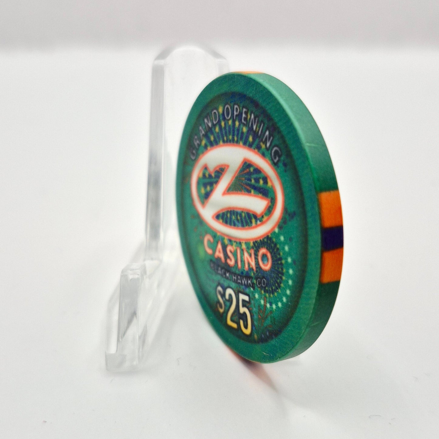 Z Casino Blackhawk Colorado '2014 GRAND OPENING' $25 Casino Chip