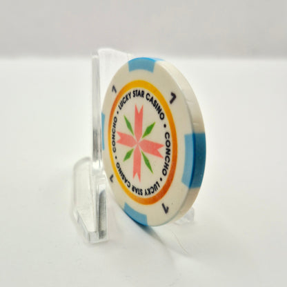 Lucky Star Casino Concho Oklahoma $1 Casino Chip