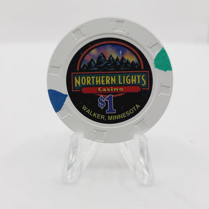 Northern Lights hotel casino Walker Minnesota $1 Casino Chip