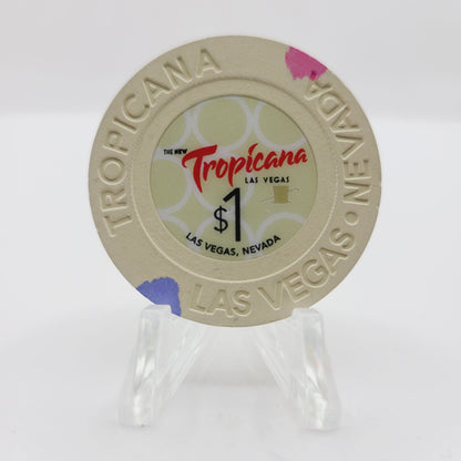 Tropicana Hotel Casino Las Vegas Nevada 2014 $1 Casino Chip D1527