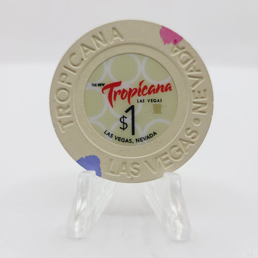 Tropicana Hotel Casino Las Vegas Nevada 2014 $1 Casino Chip D1527