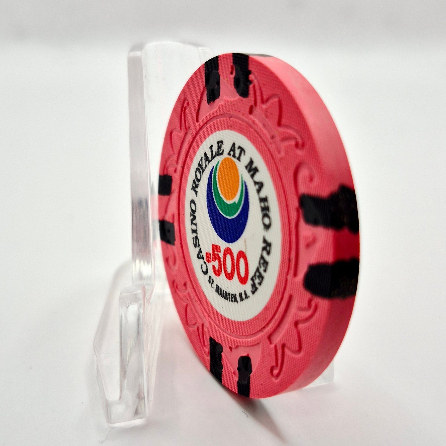 Casino Royale Maho Reef St Maarten $500 Casino Chip CG211007 *SHARP