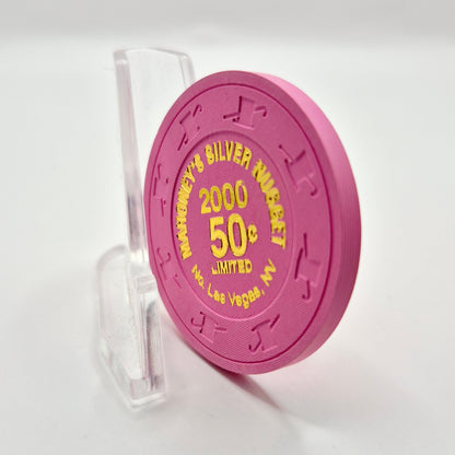 Mahoney's Silver Nugget Las Vegas Nevada 2000 $.50 Casino Chip V5572