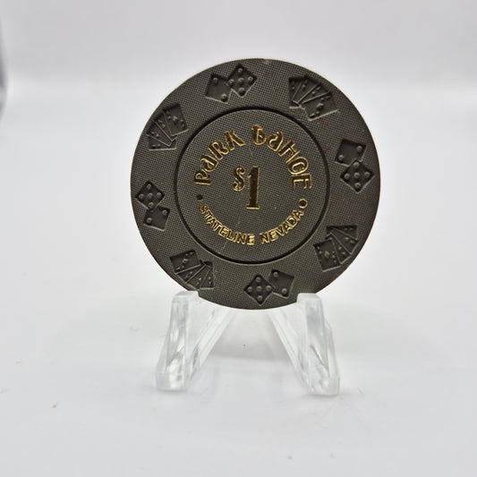 Park Tahoe Hotel Casino Stateline Nevada 1978 $1 Casino Chip N0972