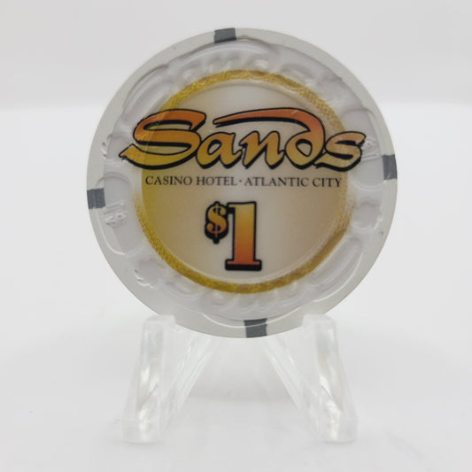 Sands Hotel Casino Atlantic City New Jersey $1 Casino Chip