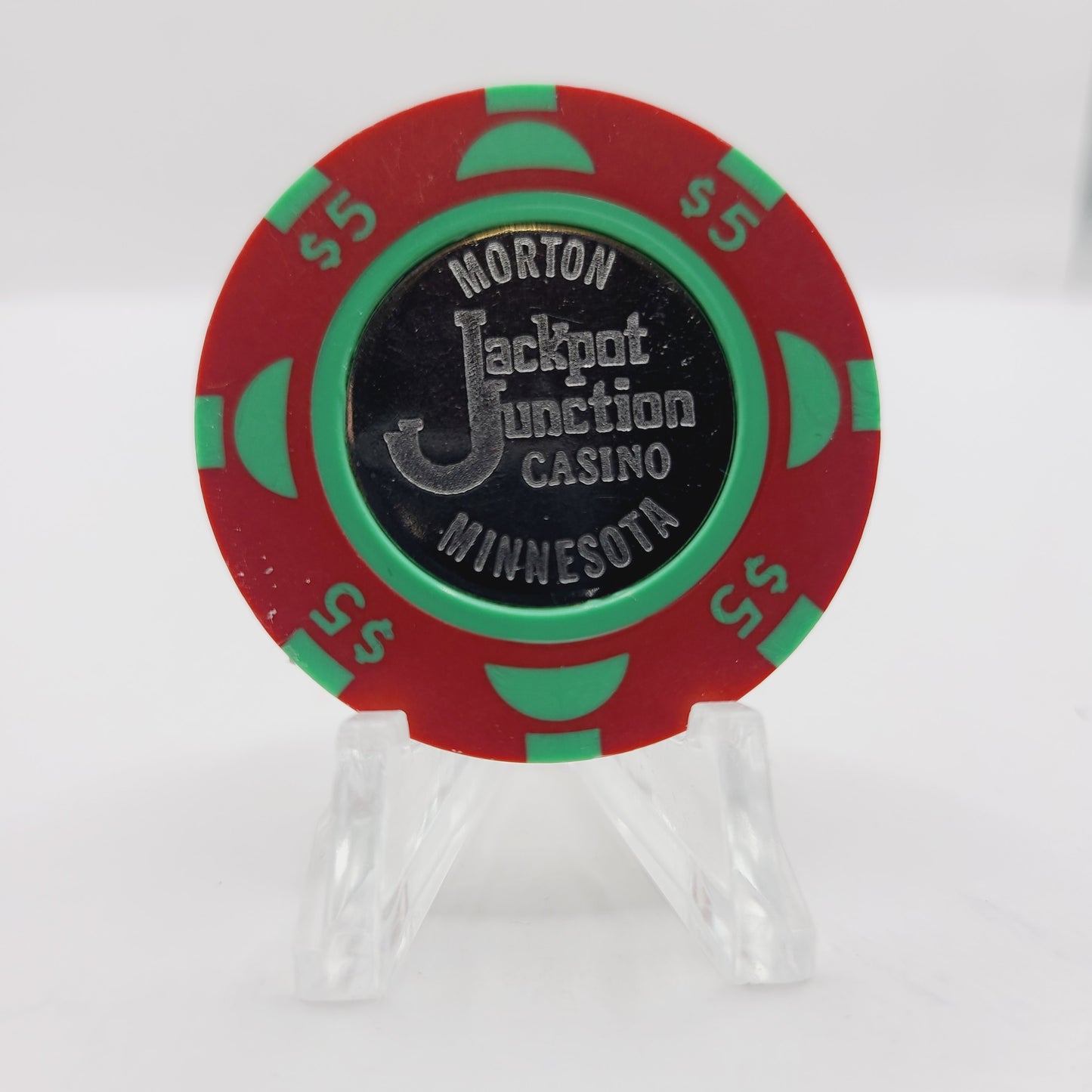 Jackpot Junction Hotel Casino Morton Minnesota $5 Casino Chip