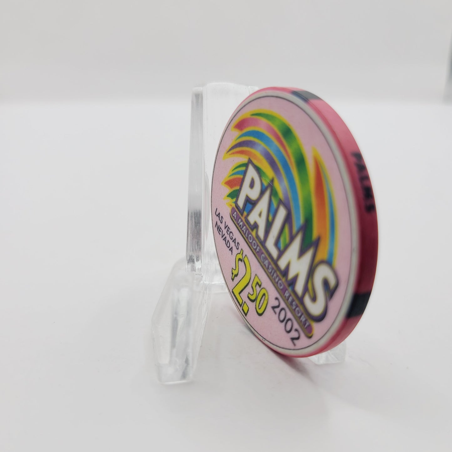 Palms Hotel Casino Las Vegas Nevada 2002 "Bingo Ellie" $2.50 Casino Chip E1921 LTD 3000