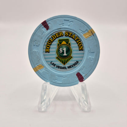 Boulder Station Hotel Casino Las Vegas Nevada 2016 $1 Casino Chip D2329