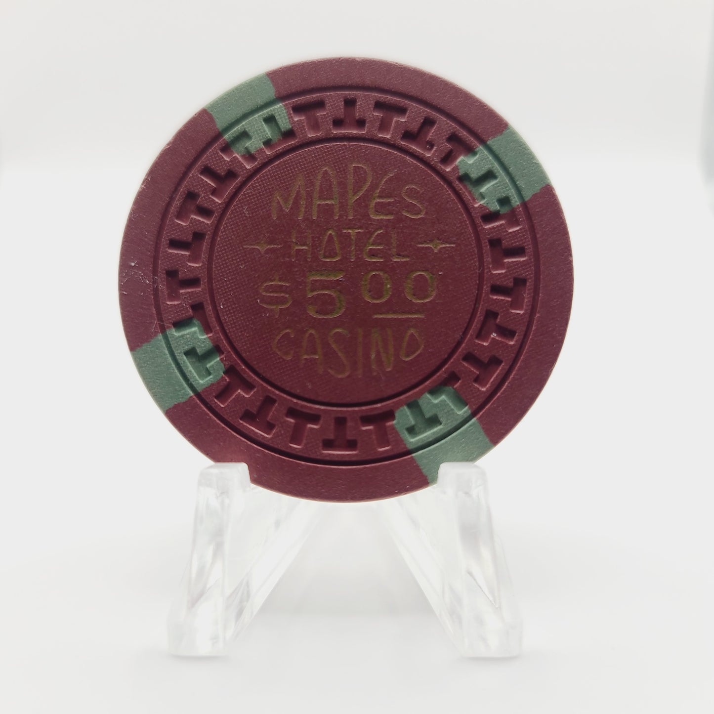 Mapes Hotel Casino Reno Nevada 1950's $5 Casino Chip N5224