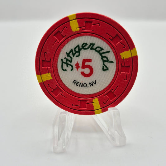 Fitzgeralds Casino Reno Nevada $5 Casino Chip N5065