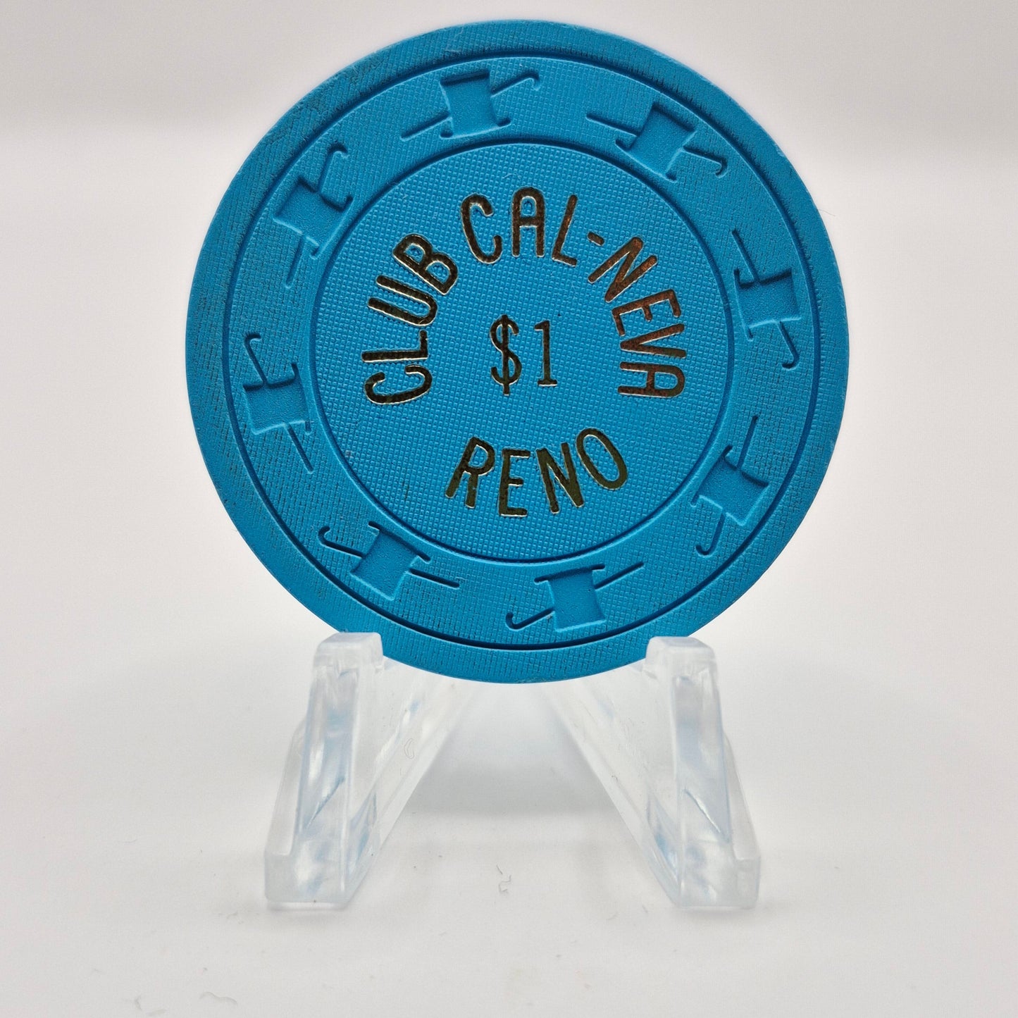 Club Cal-Neva Casino Reno Nevada 1980's $1 Casino Chip N6095.L
