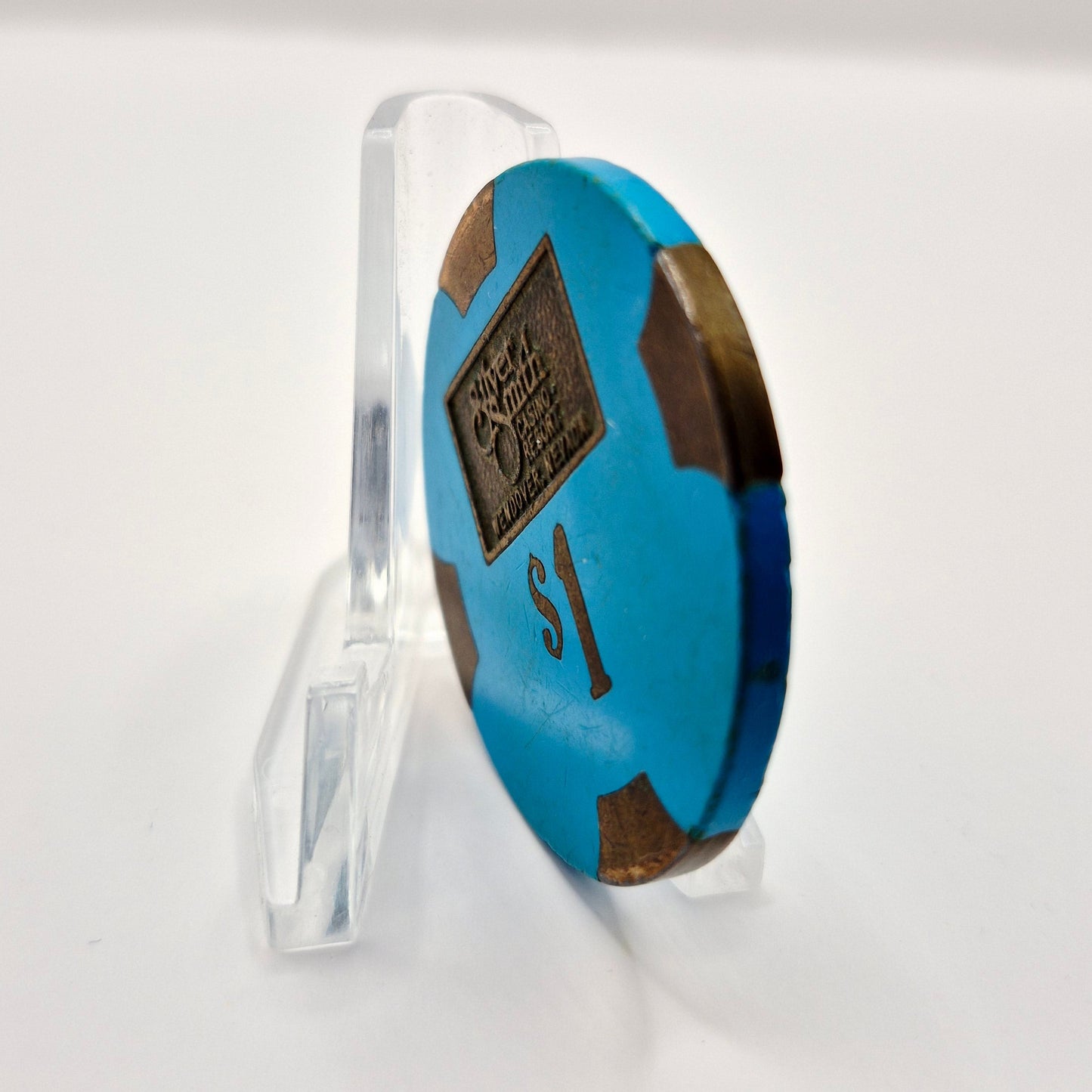 Silver Smith Casino Resort Wendover Nevada 1980 $1 Casino Chip *Circulated