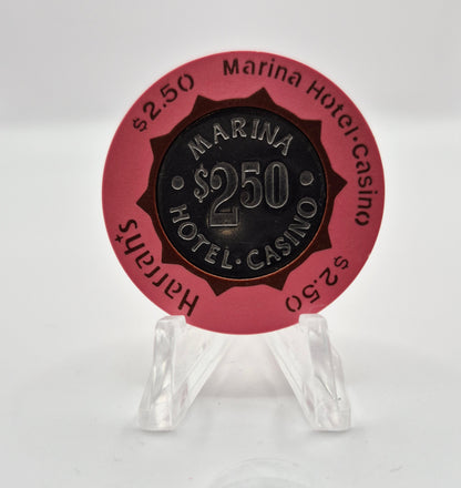 Harrah's Marina Hotel Casino Atlantic City New Jersey $2.50 Casino Chip