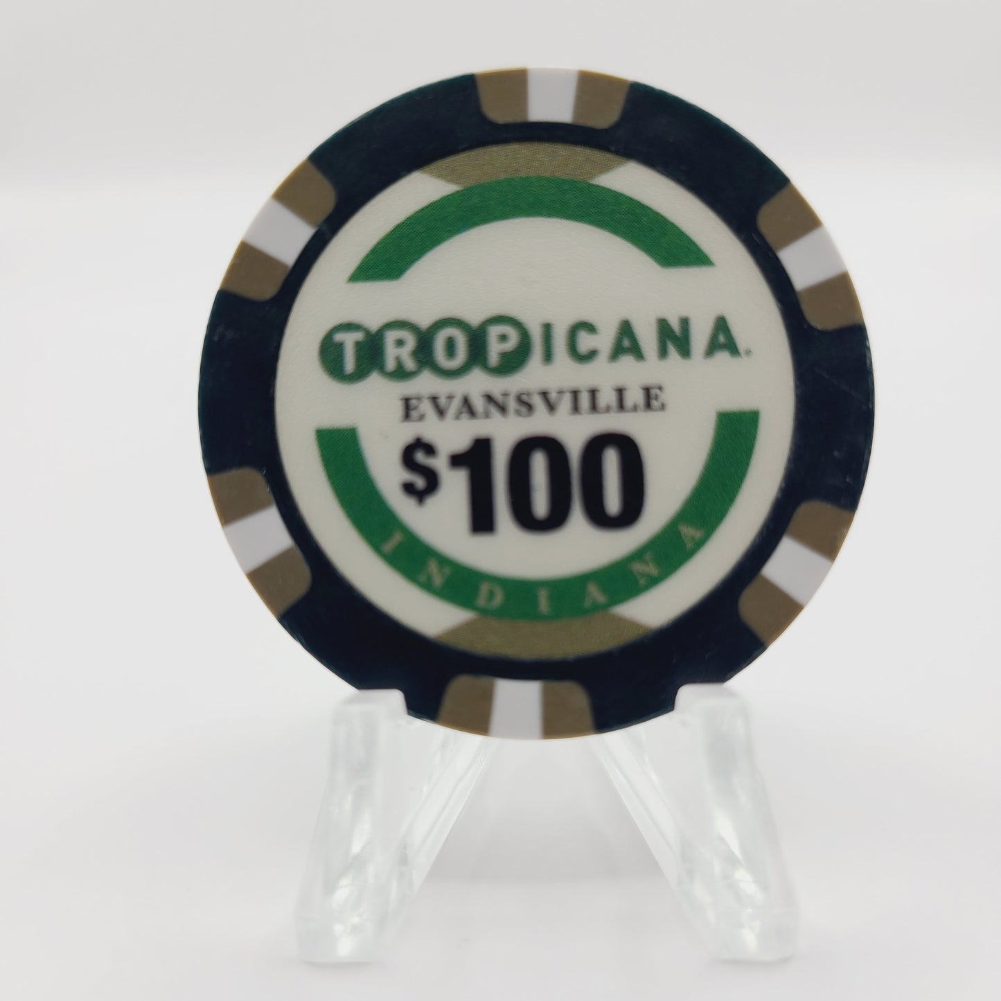 Tropicana Hotel Casino Evansville Indiana 2013 $100 Casino Chip