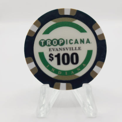 Tropicana Hotel Casino Evansville Indiana 2013 $100 Casino Chip