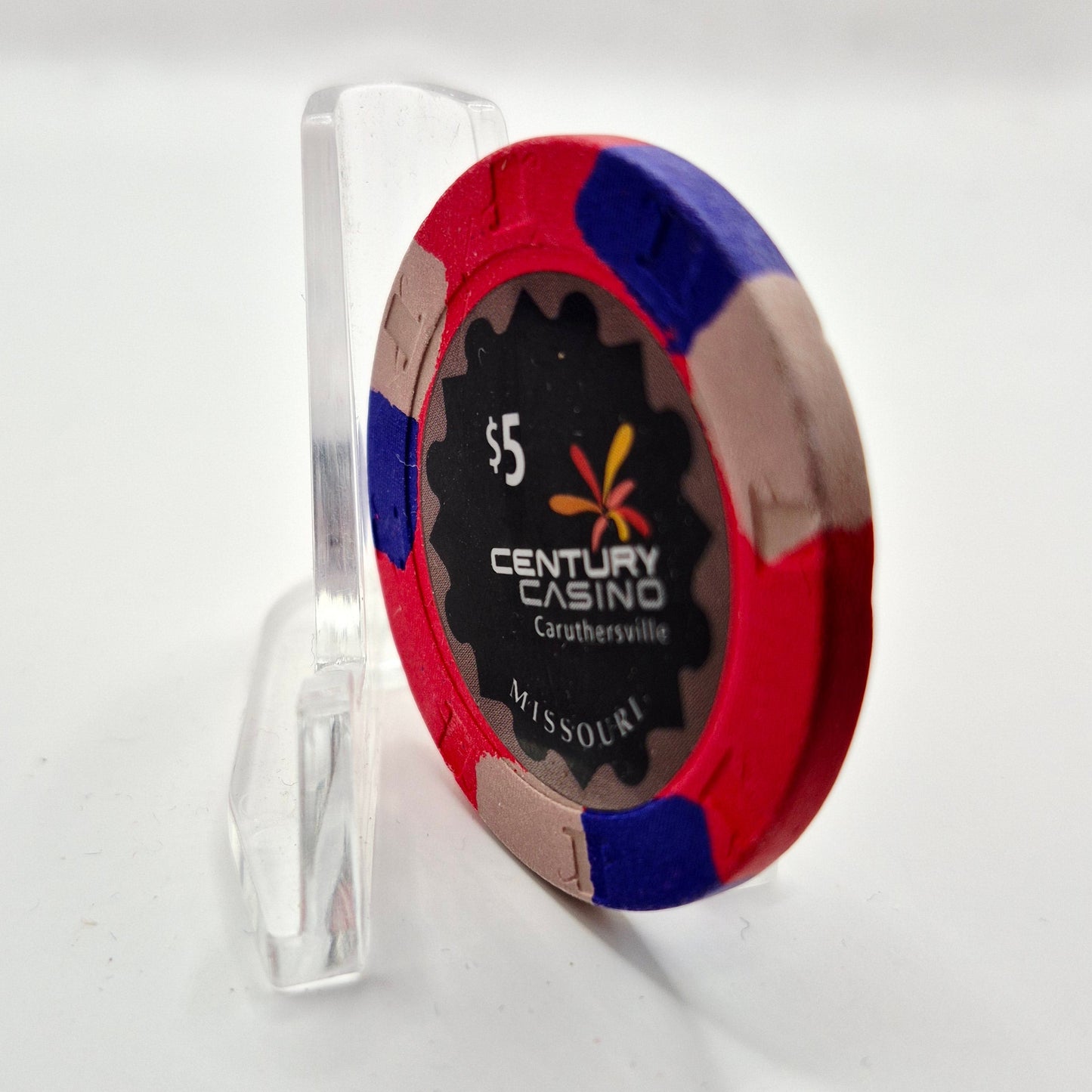 Century Casino Caruthersville Missouri 2020 $5 Casino Chip