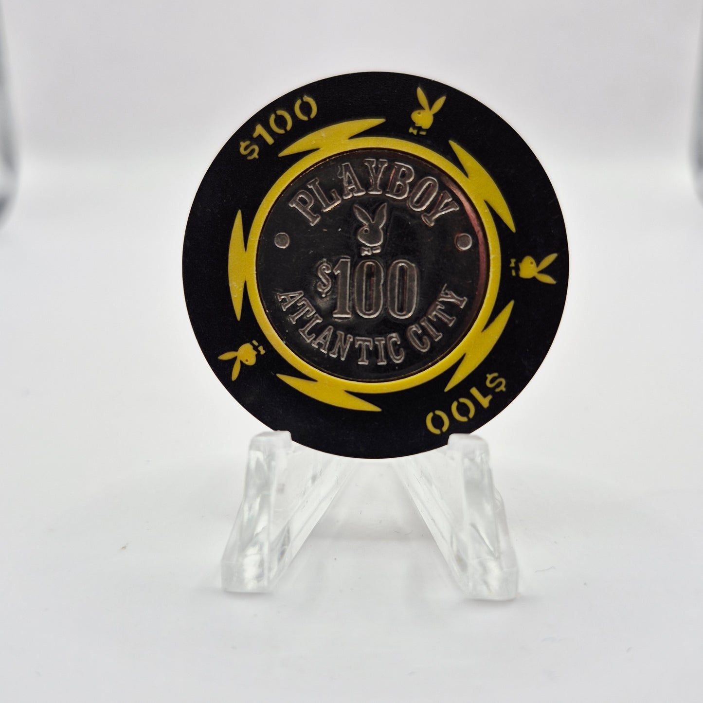 Playboy Hotel Casino Atlantic City New Jersey $100 Casino Chip