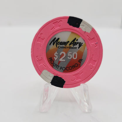 Mount Airy Casino Resort Mount Pocono Pennsylvania 2010 $2.50 Casino Chip