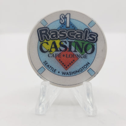 Rascals Casino Seattle Washington $1 Casino Chip