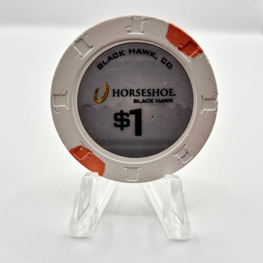Horseshoe Casino Black Hawk Colorado $1 Casino Chip