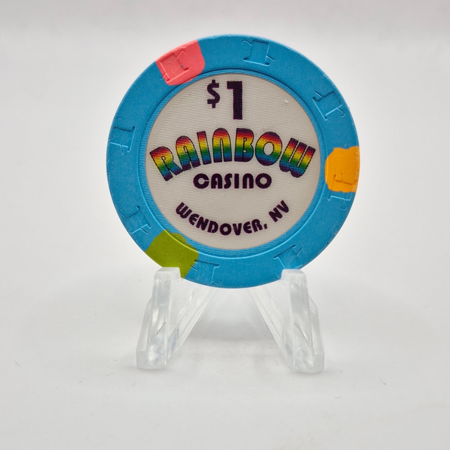 Rainbow Casino Wendover Nevada $1 Casino Chip N1127