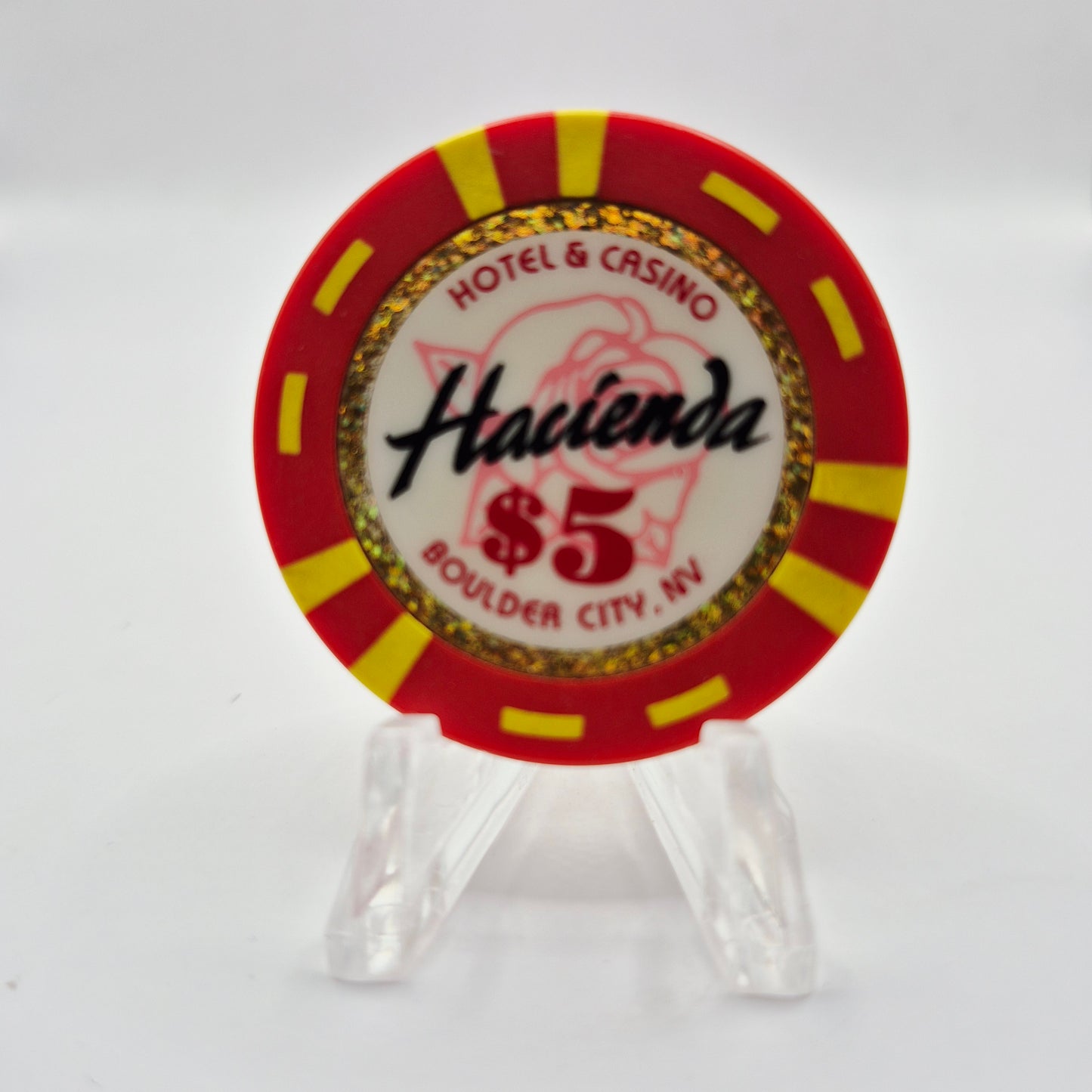 Hacienda Hotel Casino Boulder City Nevada 1999 $5 Casino Chip V4412
