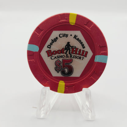 Boot Hill Casino Dodge City Kansas $5 Casino chip