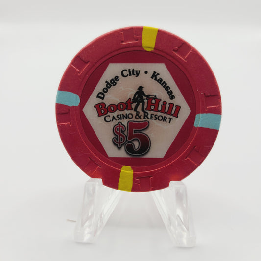 Boot Hill Casino Dodge City Kansas $5 Casino chip
