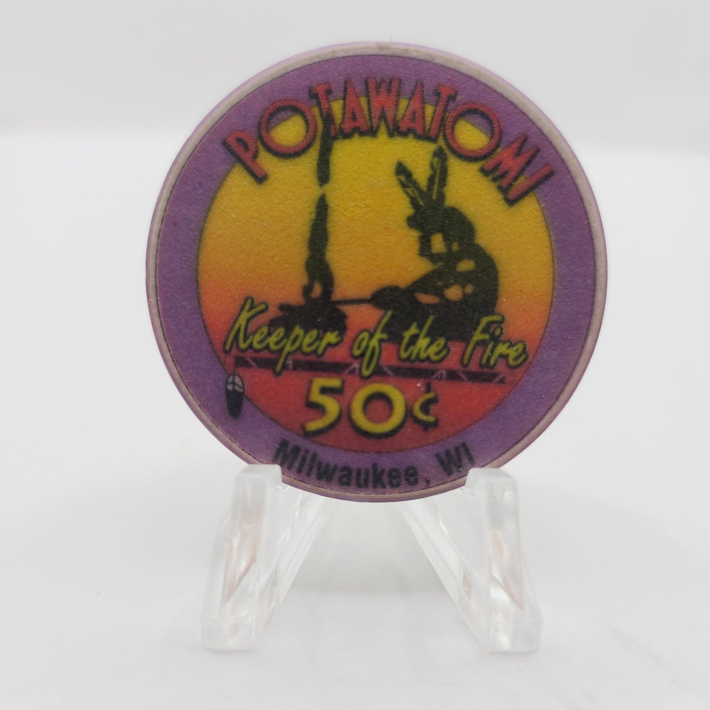 Potawatomi Casino Milwaukee Wisconsin $.50 Casino Chip