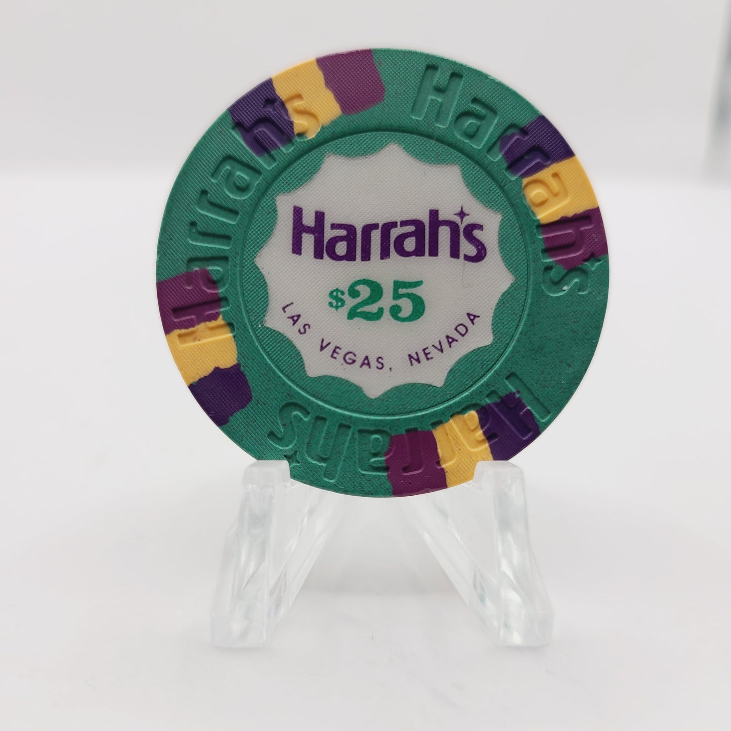 Harrah's Hotel Casino Las Vegas Nevada 1992 $25 Casino Chip N4452