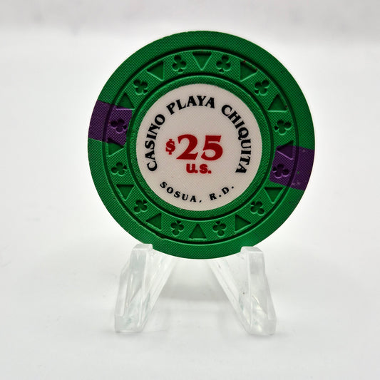 Casino Playa Chiquita Casino Sosua Dominican Republica $25 Casino Chip CG264410