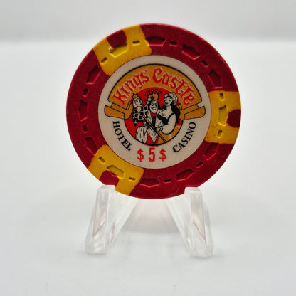 Kings Castle Lake Tahoe Nevada 1970 $5 Casino Chip N5205