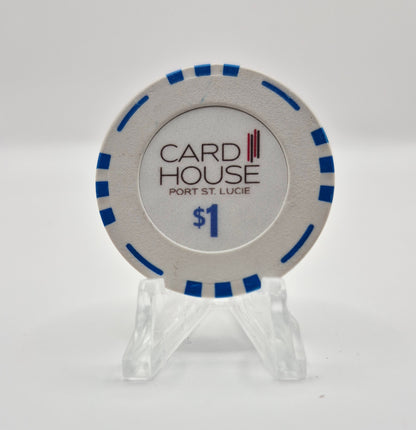 Card House Card Room Port St. Lucie Florida $1 Casino Chip