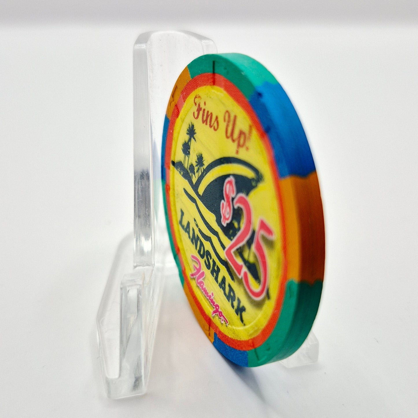 Flamingo Hotel Casino Las Vegas Nevada $25 'Margaritaville Landshark' Casino Chip D0298