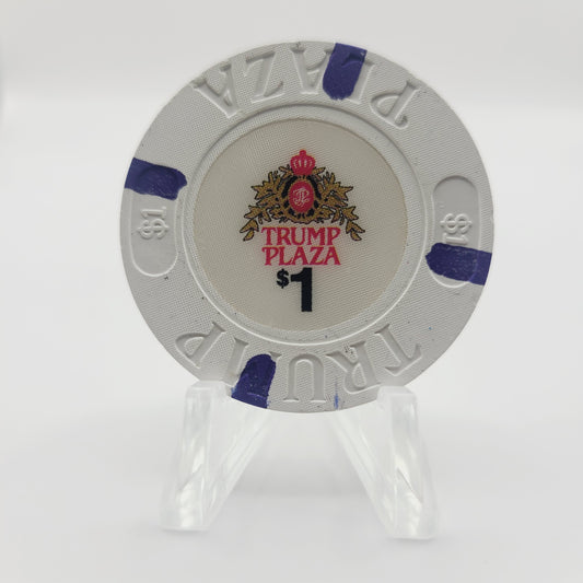 Trump Plaza Casino Atlantic City New Jersey $1 Casino Chip
