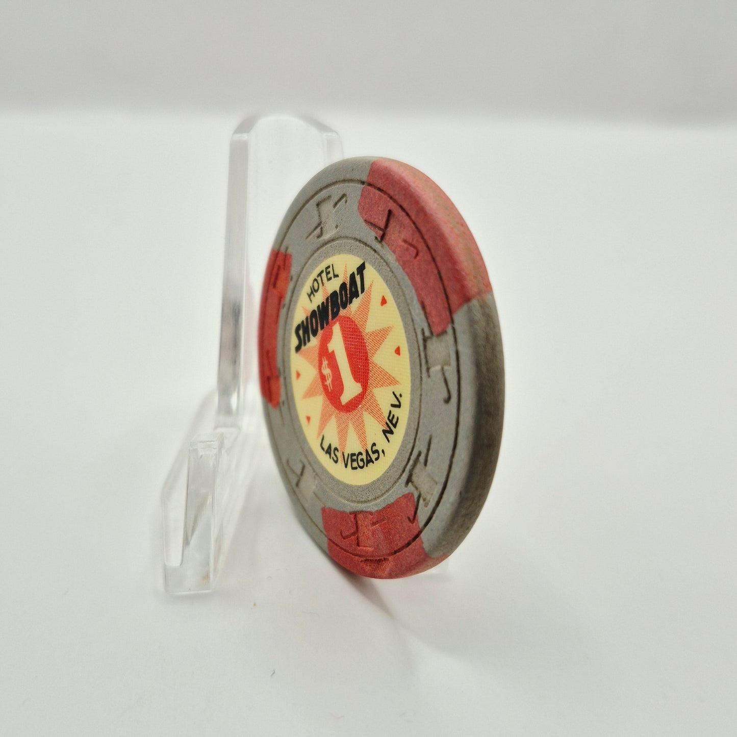 Showboat Hotel Casino Las Vegas Nevada 1972 $1 Casino Chip N2148