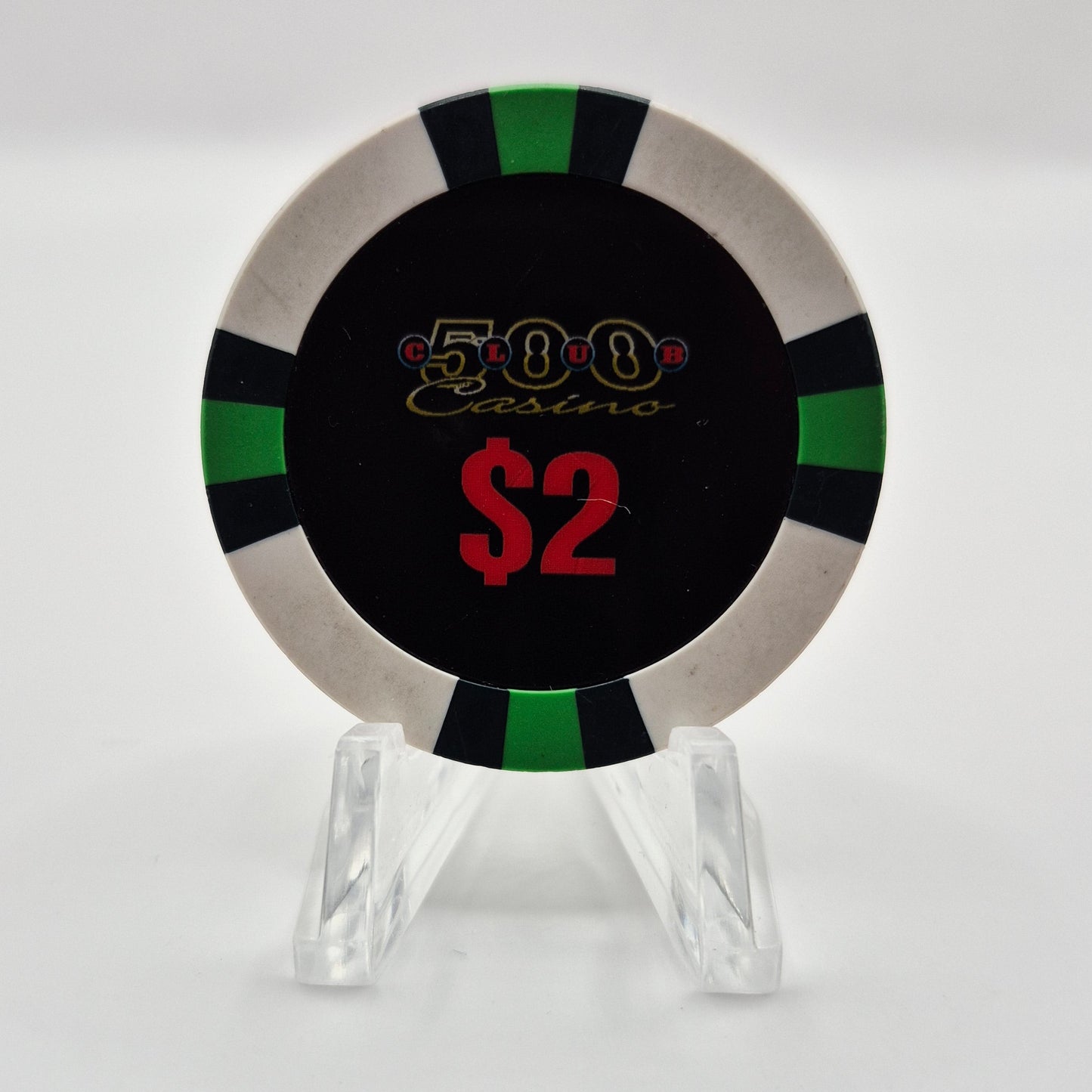 500 Club Casino Clovis California $2 Casino Chip