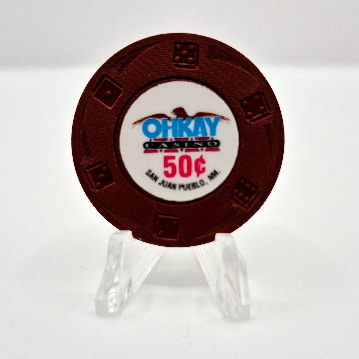 Ohkay Casino Resort San Juan Pueblo New Mexico $.50 Casino Chip