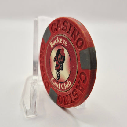 Buckeye Card Room Ohio *Unknown $5 Casino chip