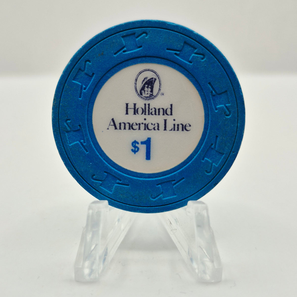 Holland America Line Cruise Ship $1 Casino Chip *Circulated