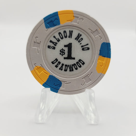 Saloon No.10 Deadwood South Dakota $1 Casino Chip