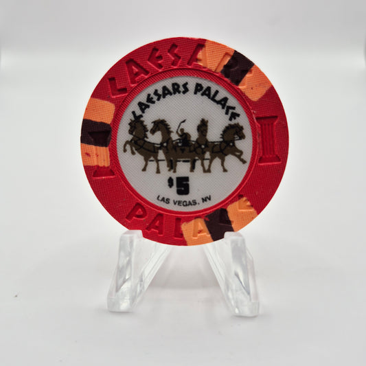 Caesars Palace Las Vegas Nevada 1994 "Planet Hollywood Opening" $5 Casino Chip N4733