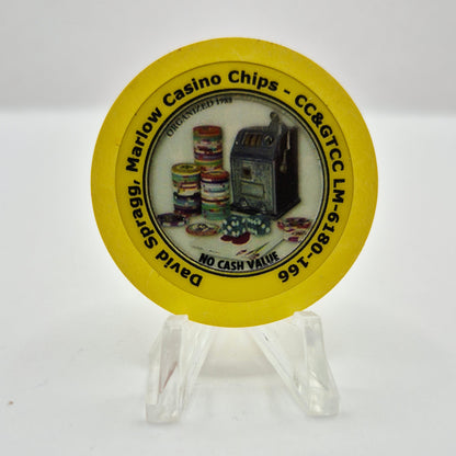 Binions Gambling Hall Las Vegas Nevada 2008 '10th Annual CCGTCC Poker Tournament' Chip 43 MM