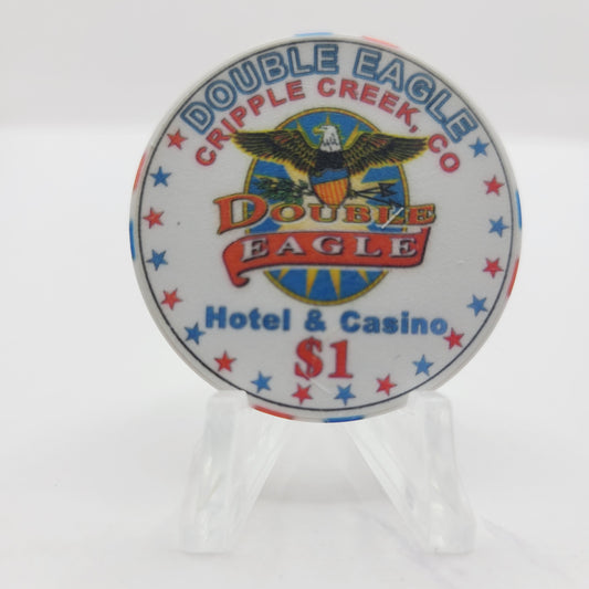 Double Eagle Hotel Casino Cripple Creek Colorado 2003 $1 Casino Chip