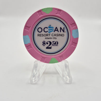Ocean Resort Casino Atlantic City New Jersey 2018 $2.50 Casino Chip