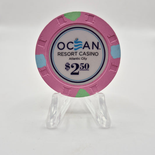 Ocean Resort Casino Atlantic City New Jersey 2018 $2.50 Casino Chip
